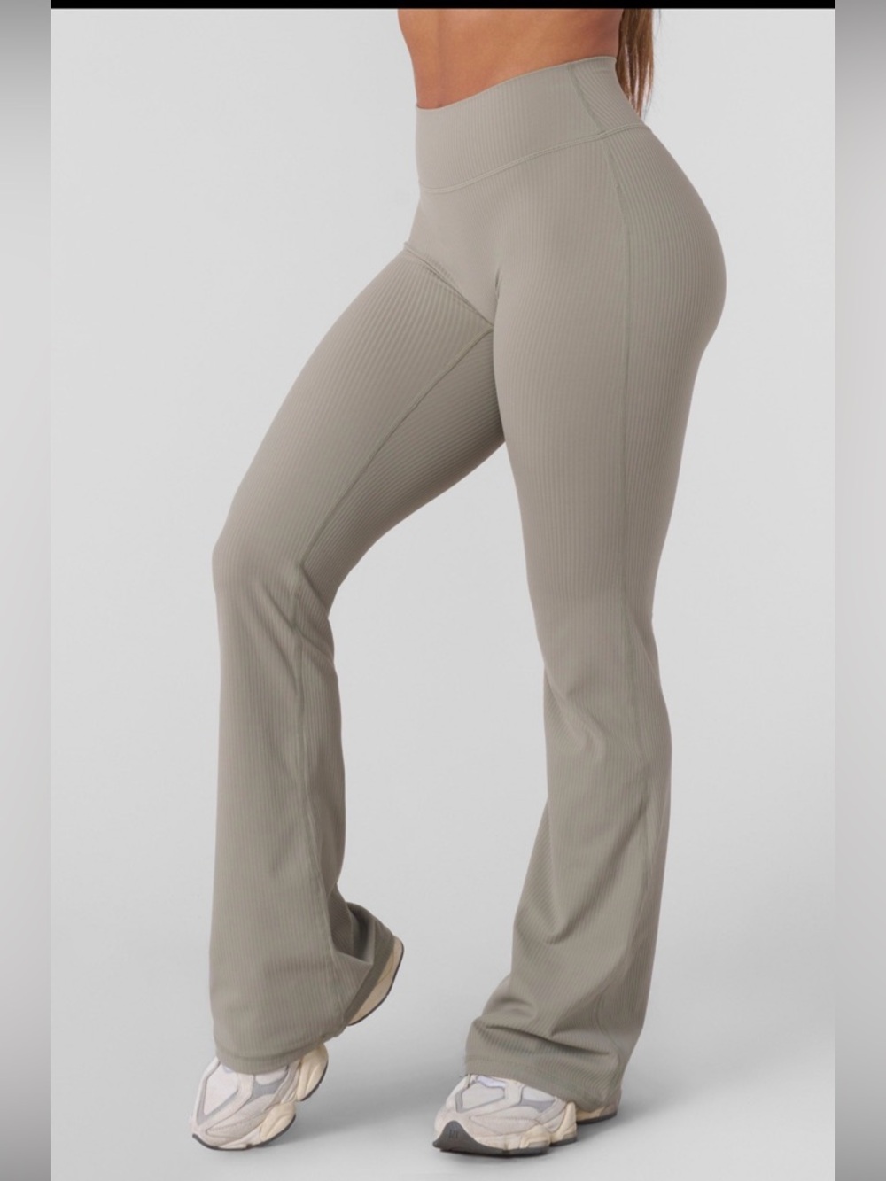 High-Rise Luna Ribbed Flare